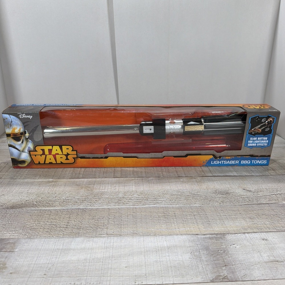 Star Wars Darth Vader Lightsaber BBQ Grilling Cook Tongs Sound Effects New New